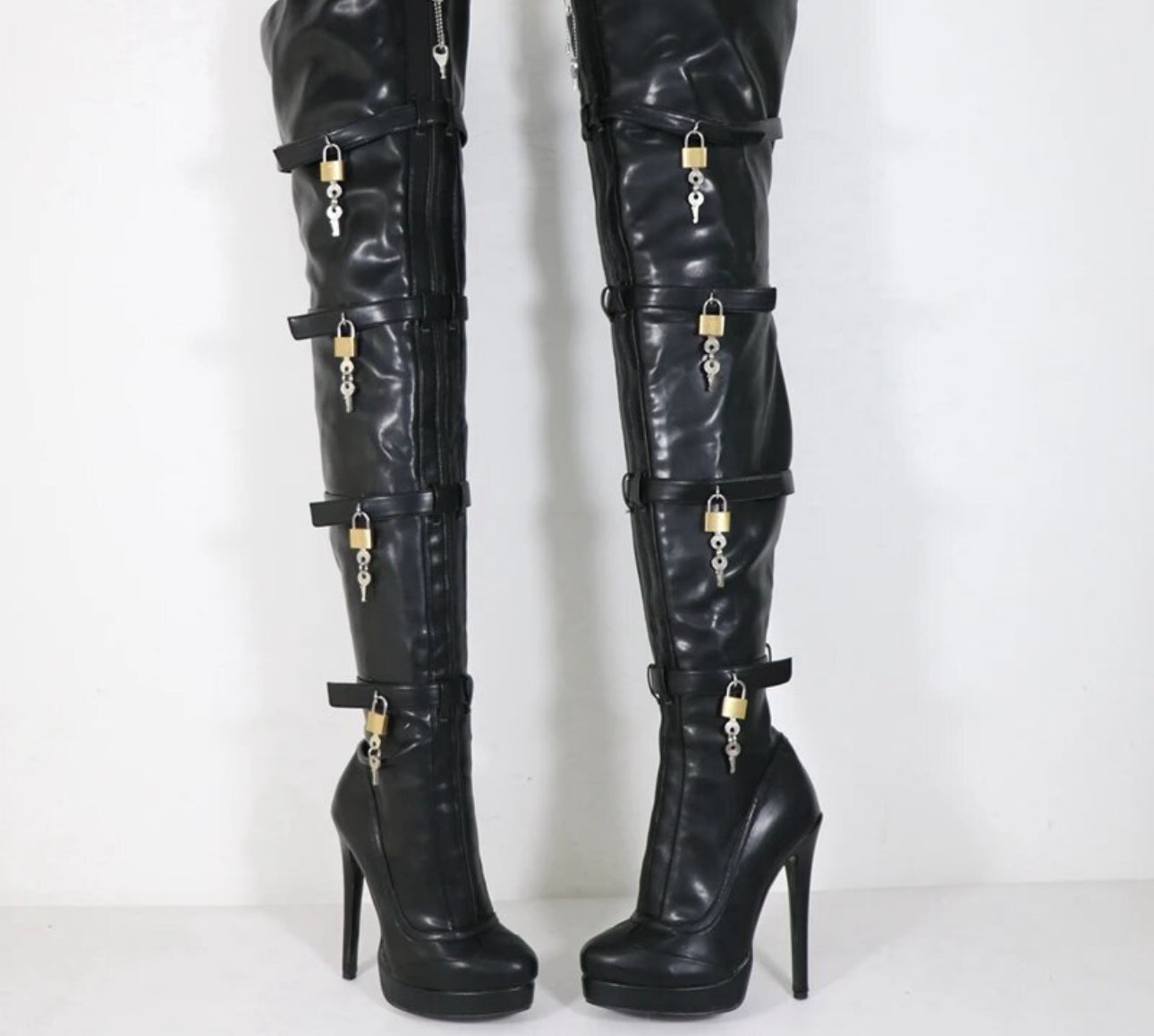 Crotch thigh shop high boots