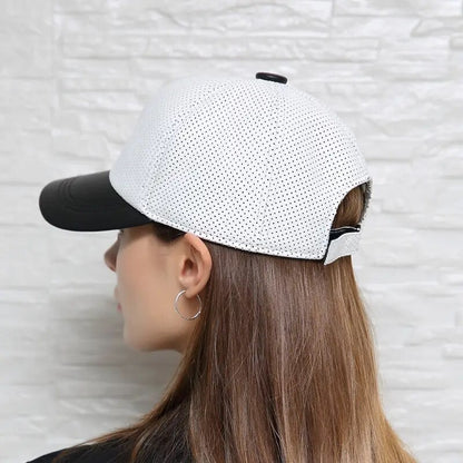 Sports Black & White Baseball Cap