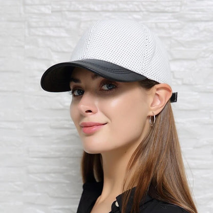 Sports Black & White Baseball Cap