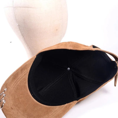 Suede Leather Hat