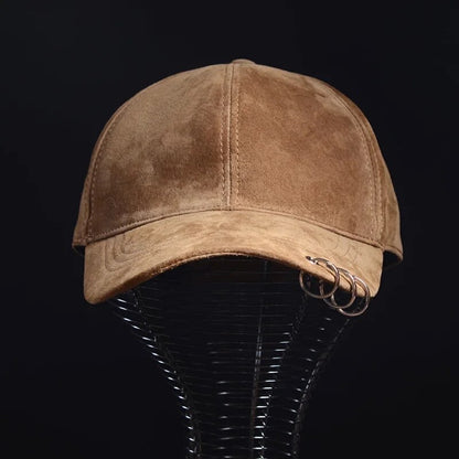 Suede Leather Hat