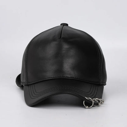 Five Panel Three Metal Ring Snapback Cap