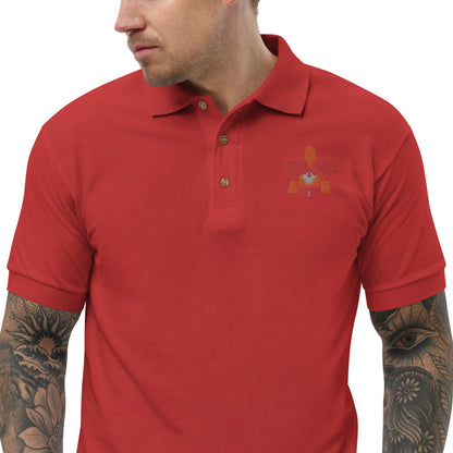 Cattleya Embroidered Polo Shirt