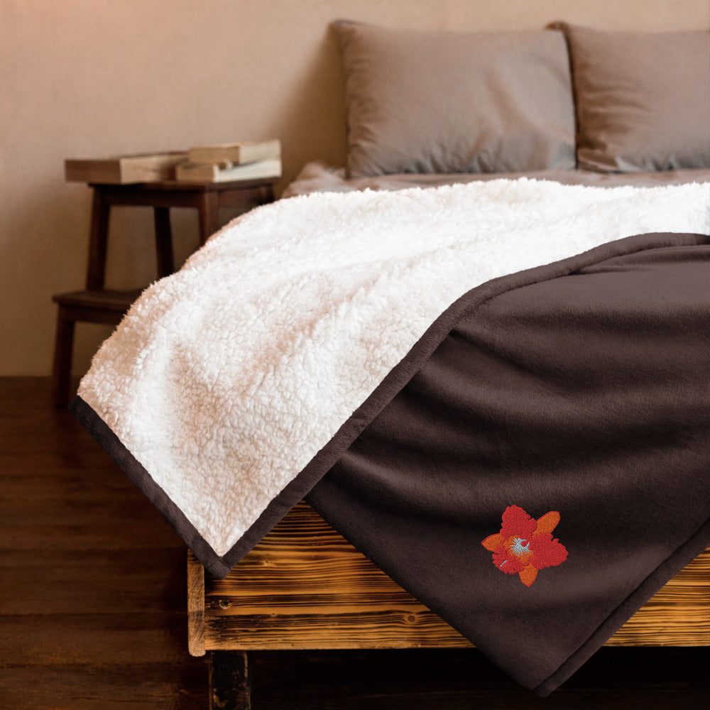 Cattleya Premium sherpa blanket