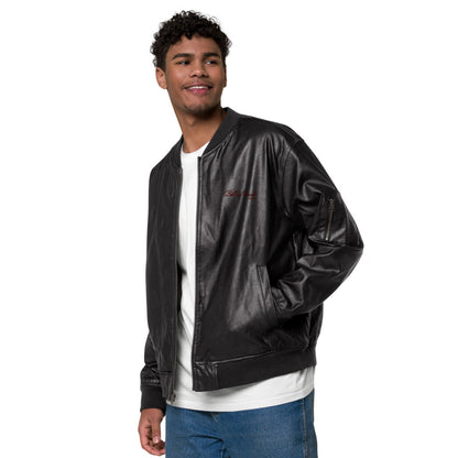 BN Leather Bomber Jacket