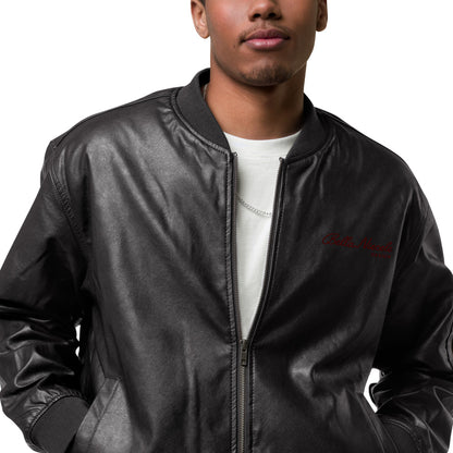 BN Leather Bomber Jacket