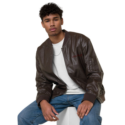 BN Leather Bomber Jacket