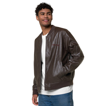 BN Leather Bomber Jacket