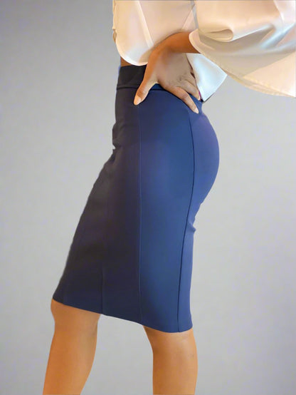 Essential Pencil Skirt  / High Waist Fitted Pencil Skirt.