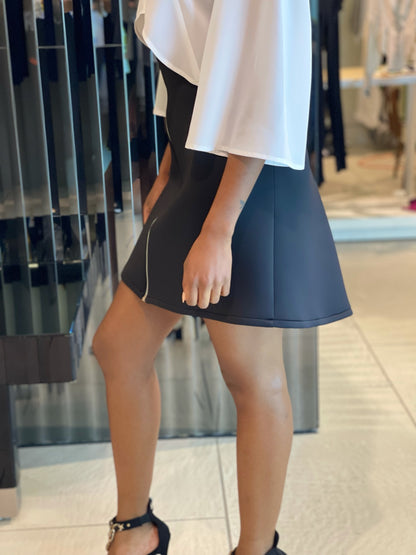 Natalie Mini Zip Up Front Skirt.