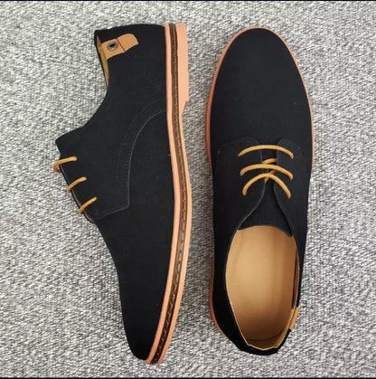 Oxford Suede Leather Shoes.