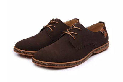 Oxford Suede Leather Shoes.