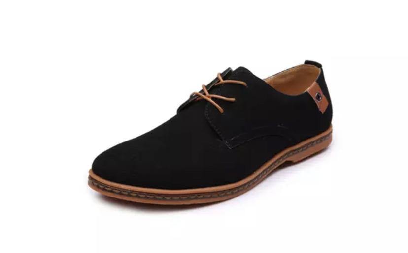 Oxford Suede Leather Shoes.