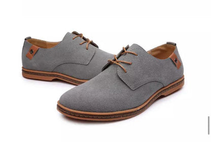 Oxford Suede Leather Shoes.