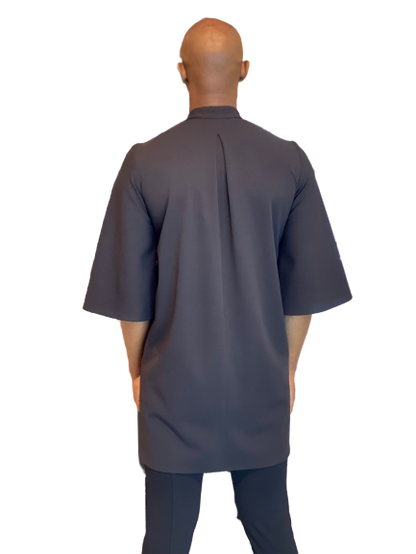 Men's Bell Sleeve Button Down Tunic