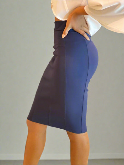 Essential Pencil Skirt  / High Waist Fitted Pencil Skirt.