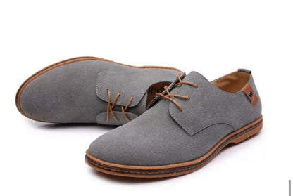 Oxford Suede Leather Shoes.