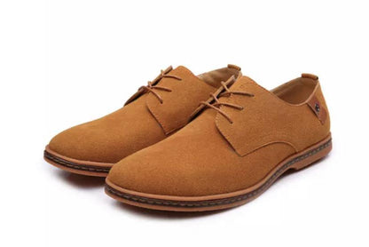 Oxford Suede Leather Shoes.