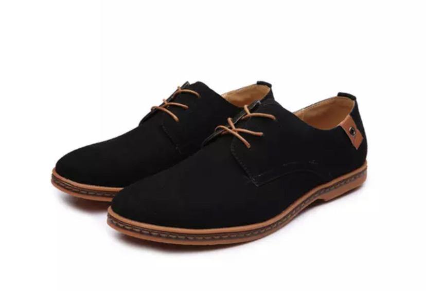 Oxford Suede Leather Shoes.
