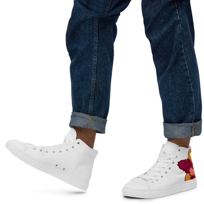 Cattleya Men’s high top canvas shoes